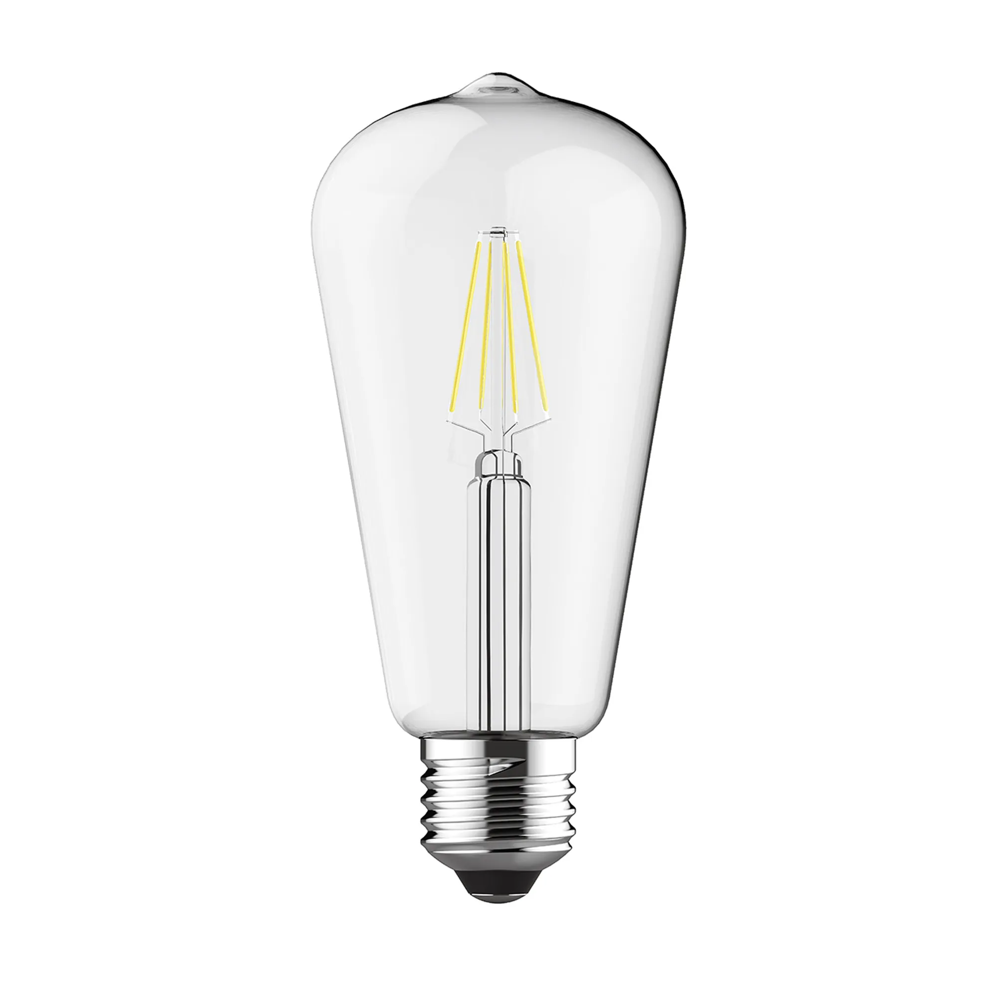 1904011  Value Classic LED ST64 24V DC LOW VOLTAGE 4W Warm White 2700K, 470lm, Clear Finish